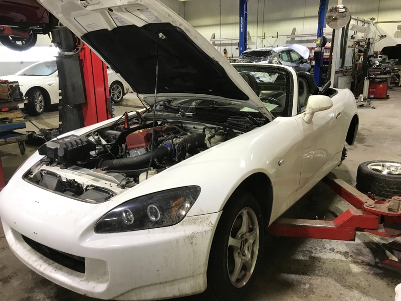 André’s newly purchased S2000, as it came.